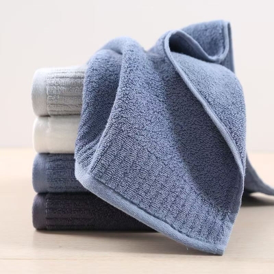 純棉素色套巾可組裝禮盒定制刺繡